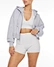 plain crop hoodie